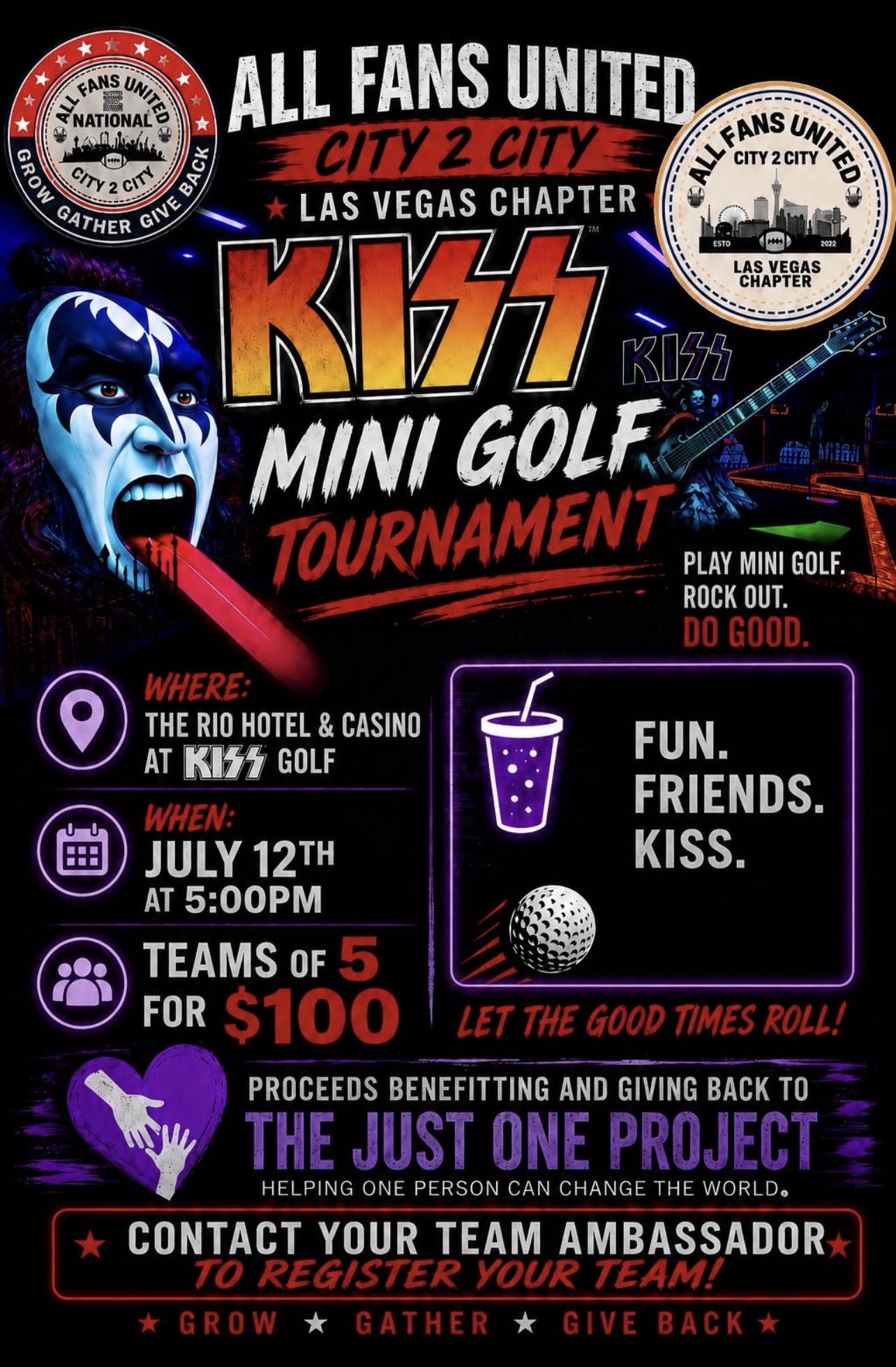 Kiss Mini Golf Tournament